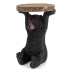 KARE stolik BEAR 53x33 cm drewniany / czarny