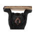 KARE stolik BEAR 53x33 cm drewniany / czarny