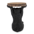 KARE stolik BEAR 53x33 cm drewniany / czarny