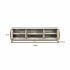 RICHMOND szafka RTV WHITEBONE BRASS