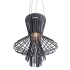 Lampa wisząca STRAW szara - stal węglowa