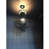 Lampa wisząca STRAW szara - stal węglowa