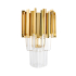 Lampa ścienna IMPERIAL WALL GOLD - stal, kryształ