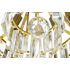 Lampa wisząca IMPERIAL GOLD 80 - stal, kryształ