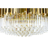 Lampa wisząca IMPERIAL GOLD 80 - stal, kryształ