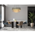 Lampa wisząca IMPERIAL SILVER 80 - stal, kryształ