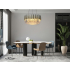 Lampa wisząca IMPERIAL SILVER 60 - stal, kryształ