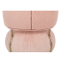 Fotel LOW TEDDY PINK różowy