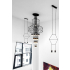 Lampa wisząca FLUSSO 43 czarna