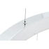Lampa wisząca RING 40 srebrna - LED, stal polerowana