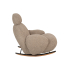 Fotel bujany PLUSH TEDDY ciemny beżowy