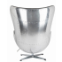 Fotel EGG AVIATOR PU czarny