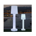 NEW GARDEN lampa ogrodowa CARMEN 110  BATTERY biała