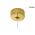 MOOSEE lampa wisząca RING LUXURY 70  złota