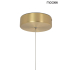 MOOSEE lampa wisząca SERPIENTE 120 złota