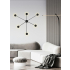 MOOSEE lampa ścienna SHADOW 6 CLOSE czarna