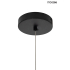 MOOSEE lampa wisząca LINEAL czarna