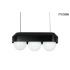 MOOSEE lampa wisząca DROPS 3 czarna