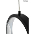 MOOSEE lampa wisząca ALURE LINE 90 czarna
