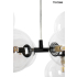 MOOSEE lampa wisząca ALURE LINE 120 czarna