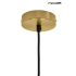 MOOSEE lampa wisząca AURELIA 25 złota