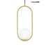 MOOSEE lampa wisząca AURELIA 50 złota