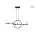 MOOSEE lampa wisząca ALURE LINE TWIN 90 czarna