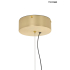 MOOSEE lampa wisząca ECHO 140 złota