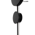 MOOSEE lampa ścienna SHADOW 2 czarna