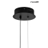 MOOSEE lampa wisząca CIRCULO 80 czarna