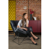 Fotel OTILIA STAND VELVET ciemny  szary welur