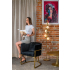 Fotel CHLOE VELVET czarny