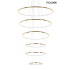 MOOSEE lampa wisząca RING SLIM XL złota