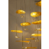 MOOSEE lampa wisząca LEAFS DISC złota