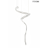 MOOSEE lampa wisząca WAVE CORDON 1A chrom