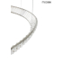 MOOSEE lampa wisząca WAVE CORDON 1A chrom