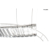 MOOSEE lampa wisząca WAVE CORDON 1A chrom