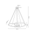 MOOSEE lampa wisząca WAVE 160A chrom