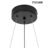 MOOSEE lampa wisząca SERPIENTE 60 czarna