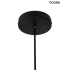 MOOSEE lampa wisząca PUZO S czarna