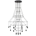 MOOSEE lampa wisząca FLUSSO 20 czarna