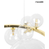 MOOSEE lampa wisząca ALURE 85 złota