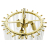 MOOSEE lampa wisząca MURANO L złota
