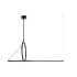 MOOSEE lampa wisząca STICK czarna