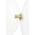 MOOSEE lampa wisząca CAPRI DISC 3 złota   - 180 LED, aluminium, szkło