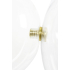 MOOSEE lampa wisząca CAPRI LINE 3 złota   - 180 LED, aluminium, szkło