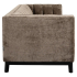 RICHMOND sofa BEAUDY brązowa -            trudnopalna