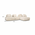 RICHMOND sofa TUDOR beżowa