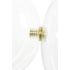 Lampa wisząca CAPRI LINE 7 złota - 420 LED, aluminium, szkło