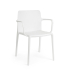 BIZZOTTO krzesło ogrodowe CHLORIS ARM     białe